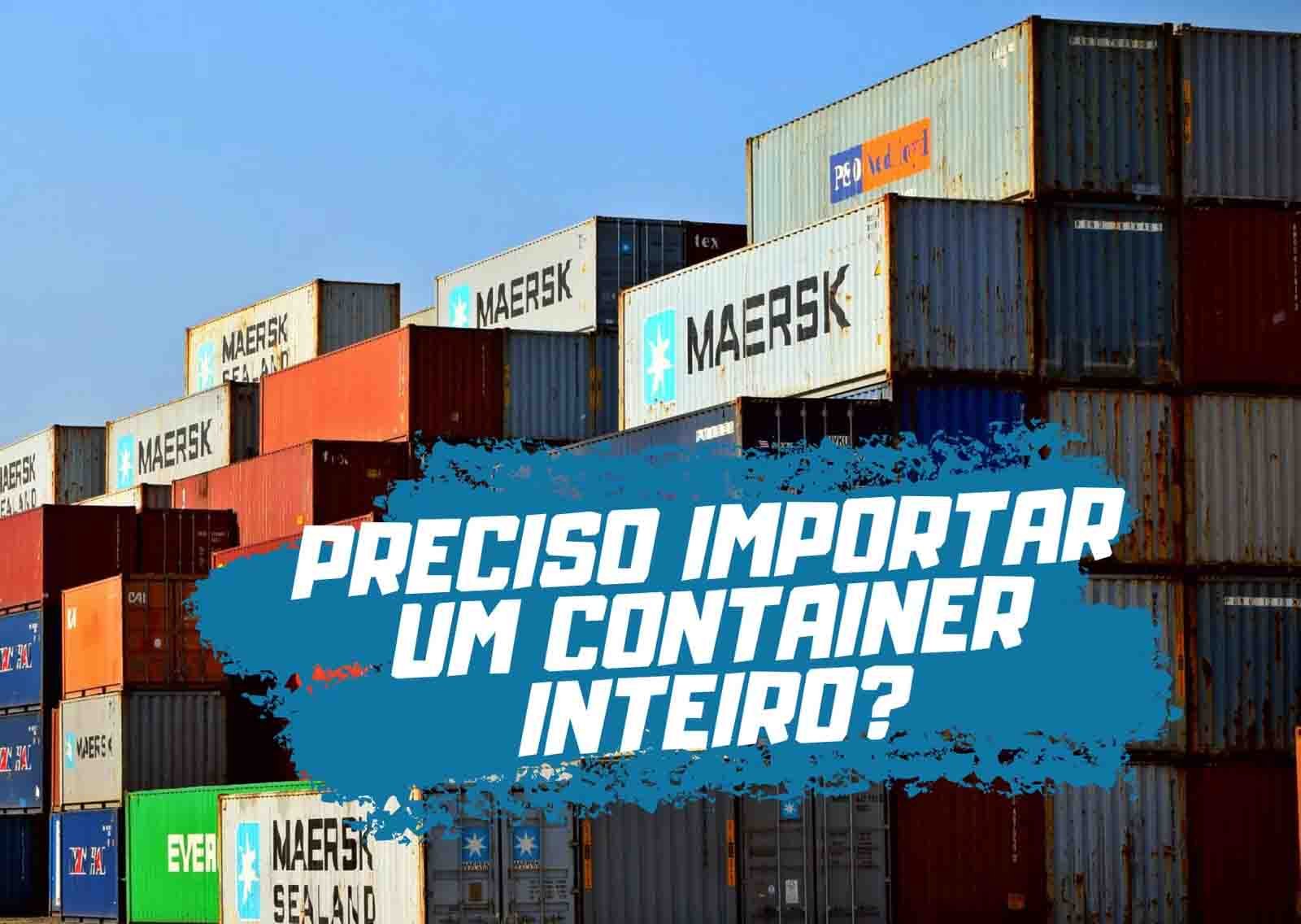 Imagem porto com containers