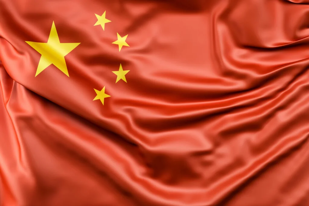 imagem da bandeira da China